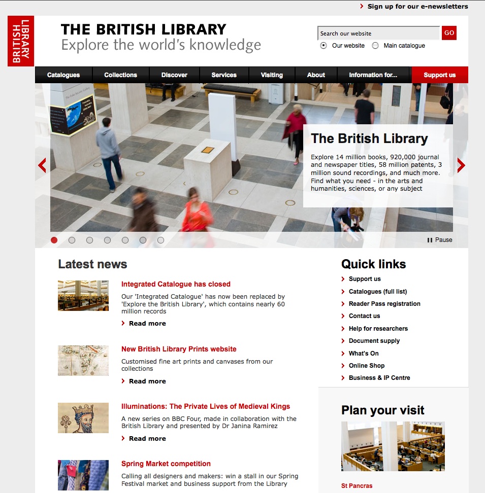 The British Library Integrated Catalogue Review On Ipsaportal